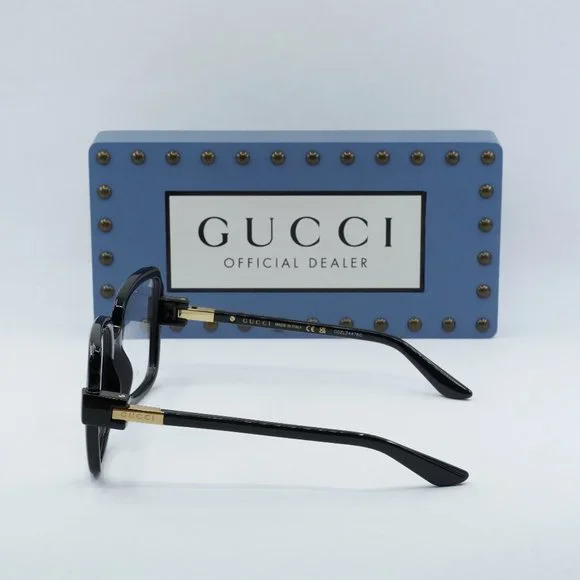 FINAL PRICE NEW GUCCI GG1433O 001 BLACK EYEGLASSES